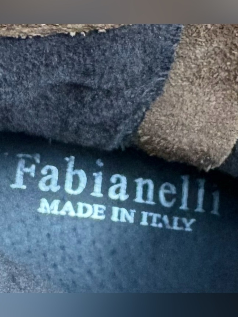 Fabianelli Italian Suede Wedge Ankle Boots, Brown, EU 38 🍂 - Picture 3 of 11